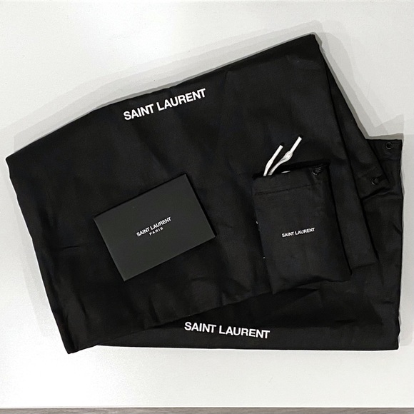 Saint Laurent Argento Metallic Silver Sneakers sz US-8 EU-41 - Picture 11 of 12